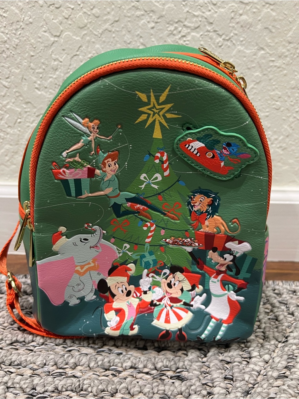 Disney Holiday Christmas 2023 Loungefly with Matching Festive Crocs Bundle - Picture 2 of 4